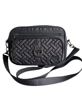 Lub Carousel Convertible Crossbody & Belt Bag Quilted Black